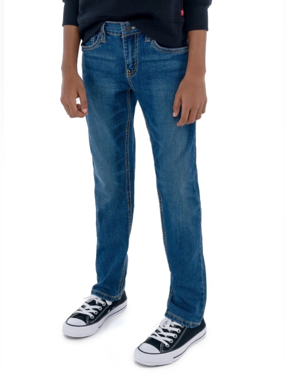 Levi’s 511 Slim Fit Boys Jeans Size 14 Reg W27 L29 Blue Performance Denim